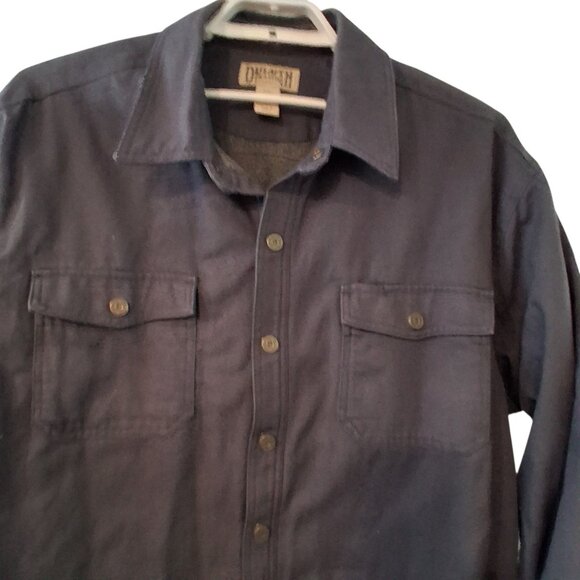 Duluth Trading Company hanger bender fire hose shirt jacket mens 2XL lined gray - Picture 2 of 5